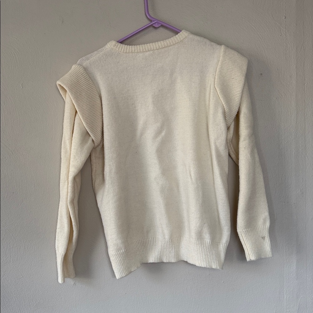 Elan Soft Cream Sweater small - Picture 5 of 6